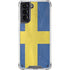 Sweden Flag Distressed Galaxy S21 5G Clear Case